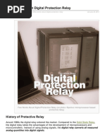 Few Words About Digital Protection Relay