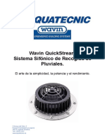 Wavin Quickstream Sistema Sifónico de Recogida de Pluviales