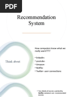 Recommender System