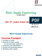 BSC Water Supply Engineering