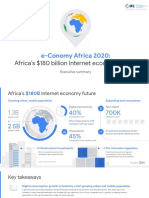 E-Conomy Africa 2020:: Africa's $180 Billion Internet Economy Future