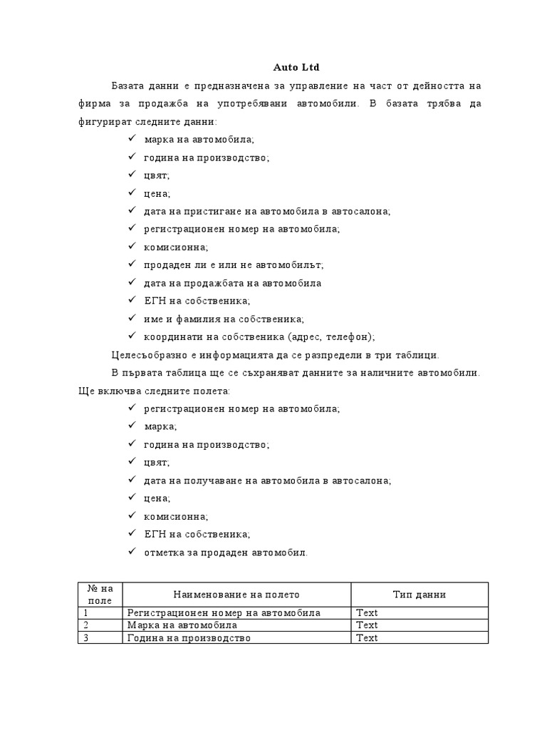 Логически модел на база данни | PDF