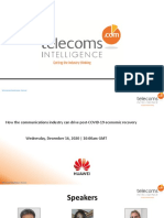 Telecom Intelligence - Telecom Drive Covid-19 Recovery