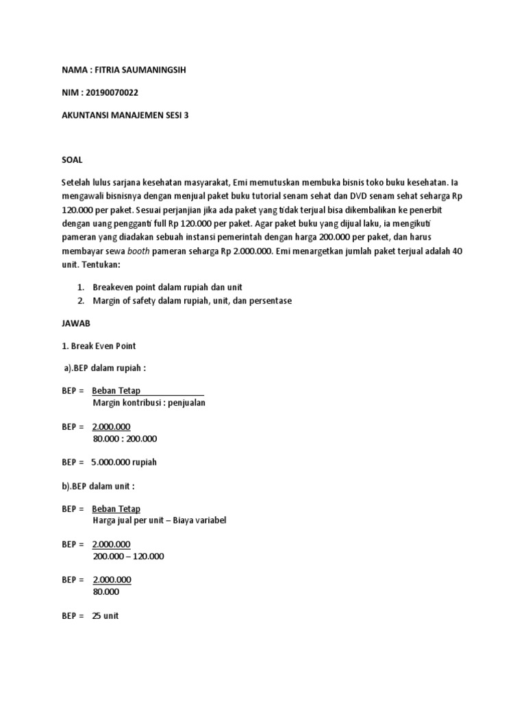 Akt - Manajemen Edlink3 Fitria | PDF