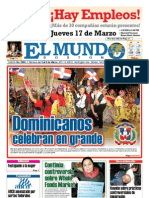 El Mundo Newspaper: No. 2005 - 03/03/11
