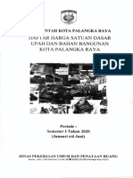 Daftar Harga Dan Upah Kota Palangka Raya 2020