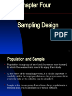 Ch 4 SAMPLING DESIGN