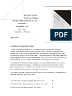 1.read The Text and Check True or False.: Note / Ý Ñ Ï Ï Ý