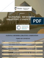 National Memorial Drafting Competition: in Collaboration With
