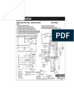 Wiring Diagram: Three Phase Split System Heat Pump (Outdoor Section)