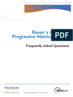 Raven's Advanced Progressive Matrices (APM) : Frequently Asked Questions