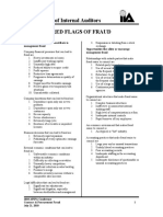 The Institute of Internal Auditors Red Flags of Fraud