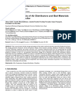 Design and Analysis of Air Distributors and Bed Materials of Fluidized Bed Boiler