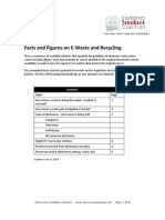 Facts and Figures On E Waste and Recycling: Topic