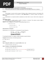 Differential Calculus: y + y F (X + X) y F (X + X) - y or y F (X + X) - F (X)