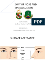 Anatomy of Nose and Paranasal Sinus