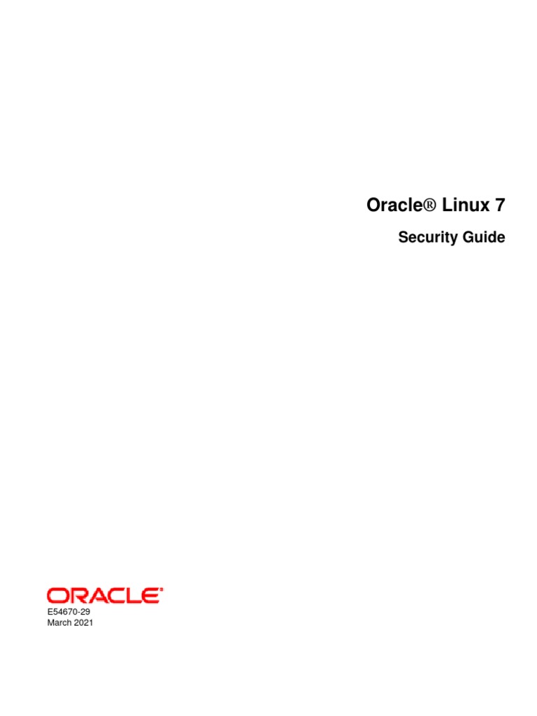 oracle-linux-7-security-guide-pdf-computer-network-computer-science