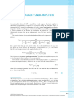 Design of Stagger-Tuned Amplifiers: Appendix H