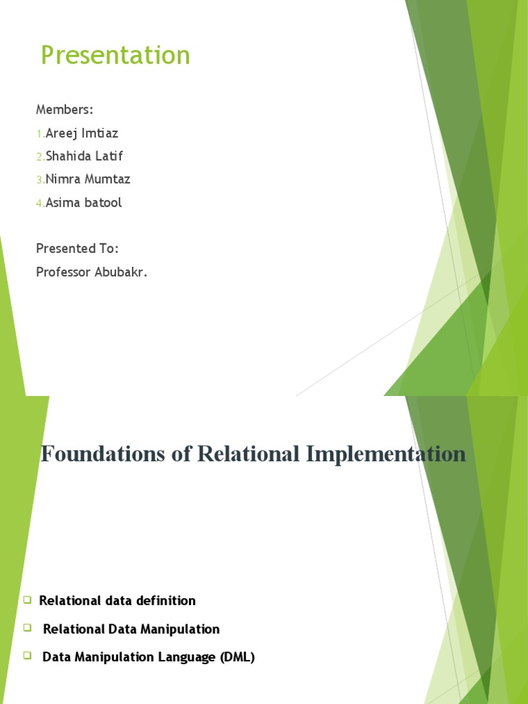 Relational Database Implementation Guide | PDF | Relational Database ...