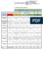 Integral Project Rubric Module 2 Class: Inglés Básico II