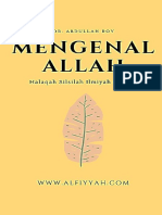 Pentingnya Mengenal Allah