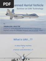 Download UAV SEMINAR by Indranil Routh SN49869172 doc pdf
