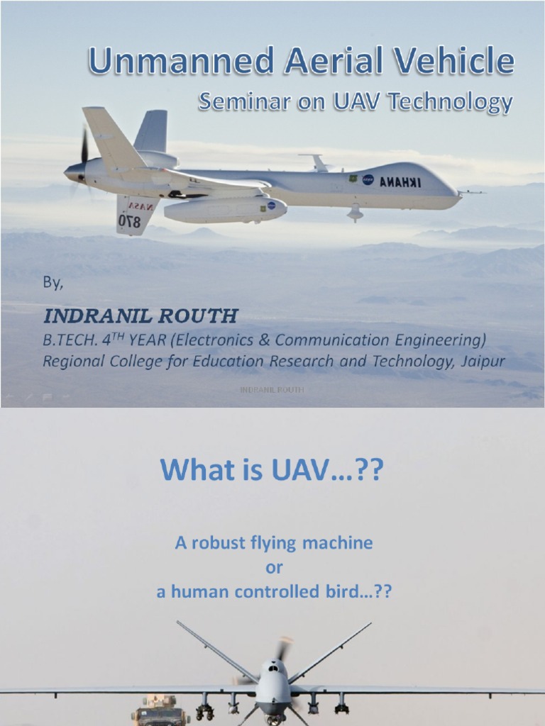Uav Seminar PDF