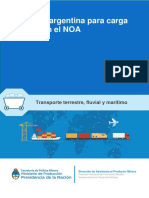 Logistica argentina para carga mineral en el NOA