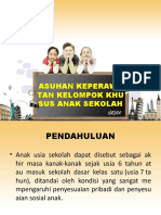 Konsep & Askep Kesehatan Kelompok Anak Sekolah