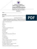 Grade 1 Quarter 2 Summative Test Module 7