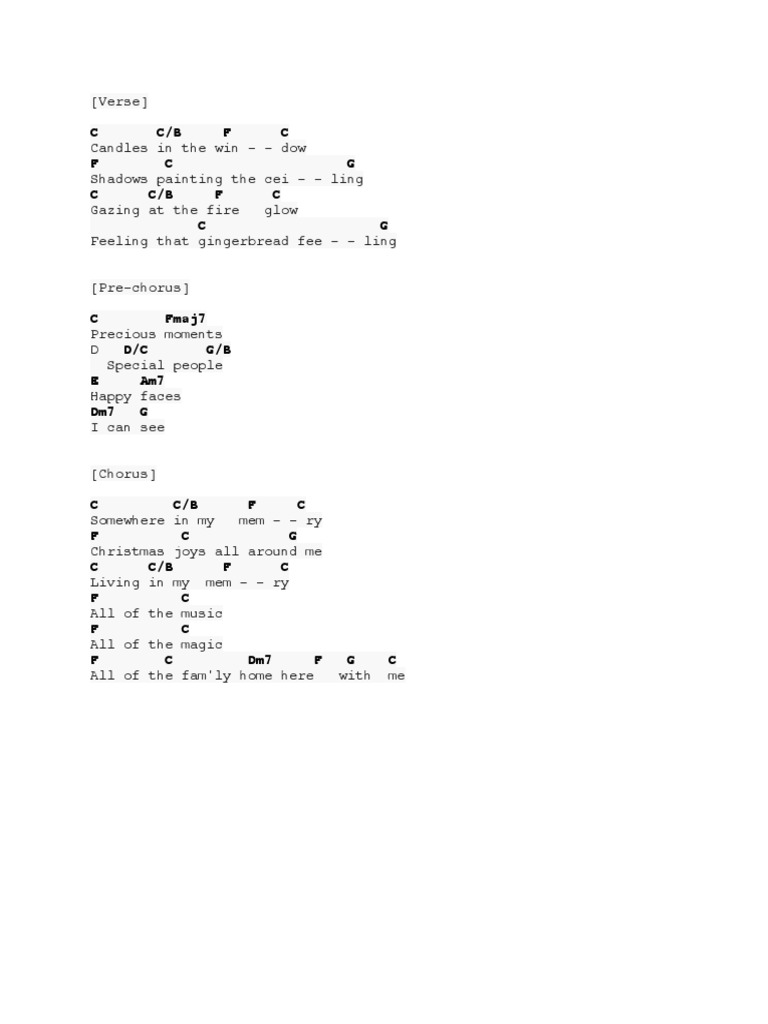 Somewhere in My Memory PDF