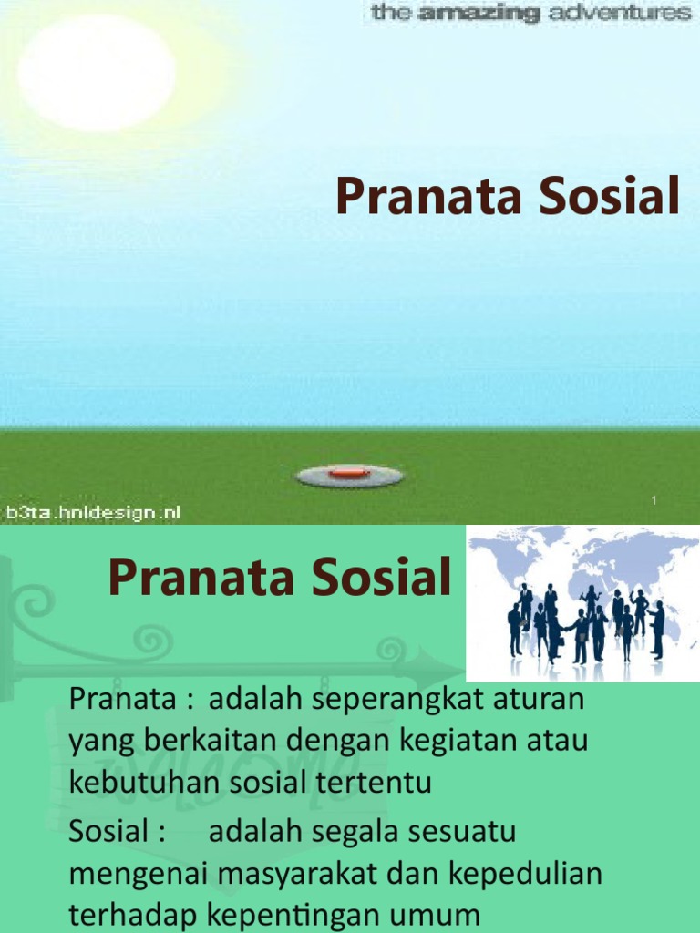 Jenis dan Fungsi Pranata Sosial | PDF | Politik