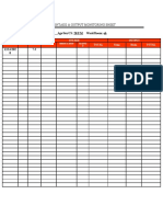 Intake & Output Monitoring Sheet: Name: Mrs. F Age/Sex/CS: 28/F/M Ward/Room: Ob