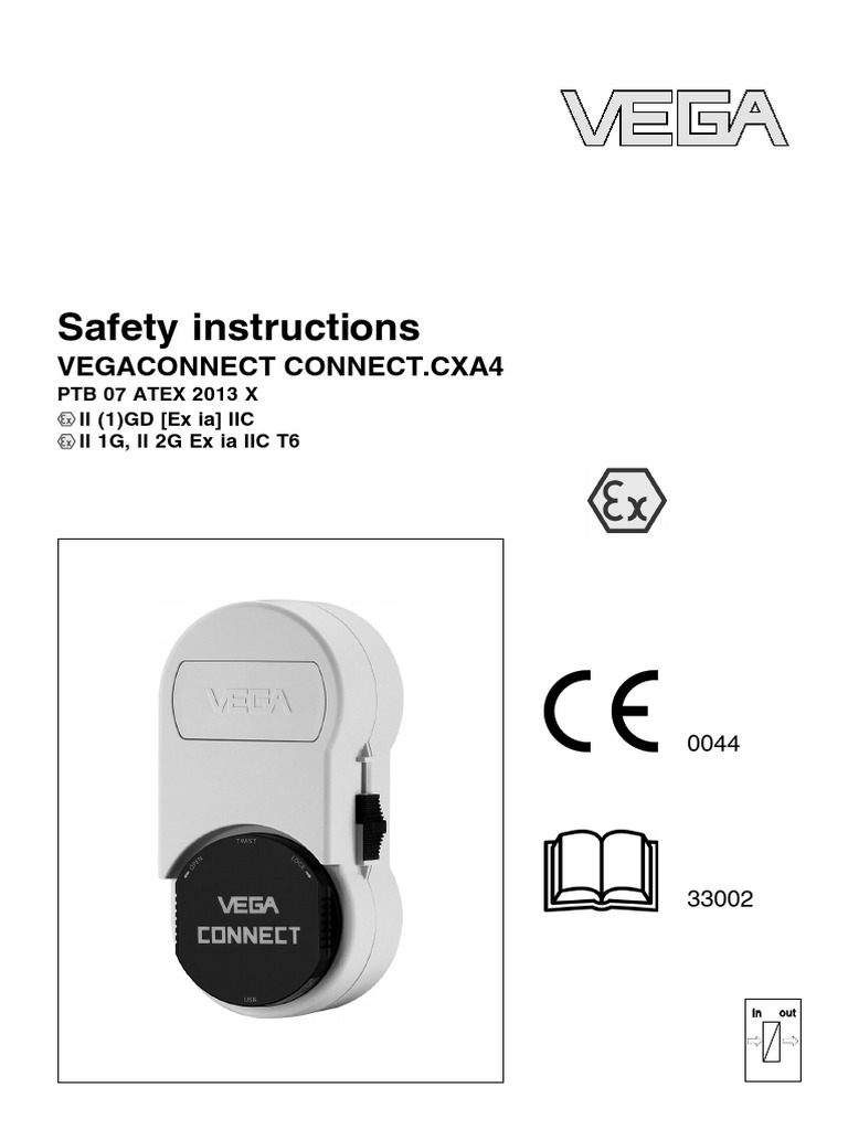 Axiom NW, 33002-EN Vegaconnect Safety Instructions | PDF