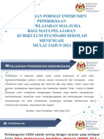 Penataran FORMAT BARU KSSM SAINS