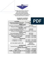 Calendario Académico Unerg 2021