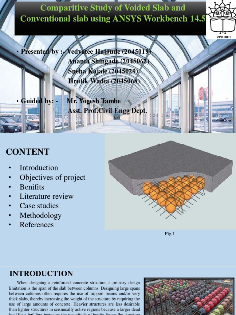 Comparative Finite Element Analysis of Reinforced Concrete Voided Slab ...