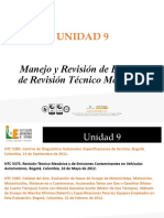 Unidad 9 - Manejo y Revision de Equipos de Revision Tecnico Mecanica.