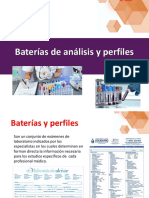 Baterías de Análisis y Perfiles