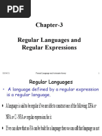 Chapter-3 Regular Languages and Regular Expressions: 1 Formal Language and Automata Theory 03/14/21