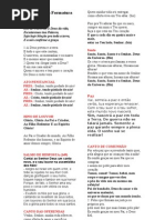 Cantos para a Formatura