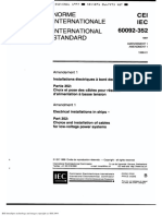 IEC 60092-352 Choice & Installation of Cables For Low Voltage Power Systems