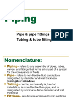 Piping: Pipe & Pipe Fittings Tubing & Tube Fittings
