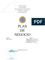 Plan de Negocio Proyecto
