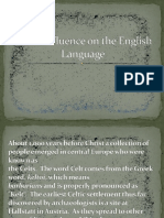 Celtic Influence on the English Language