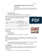 Exámenes y Tratamiento de Enfermedades Periodontales Agudas