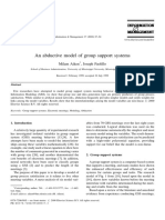An Abductive Model of Group Support Systems: Milam Aiken, Joseph Paolillo