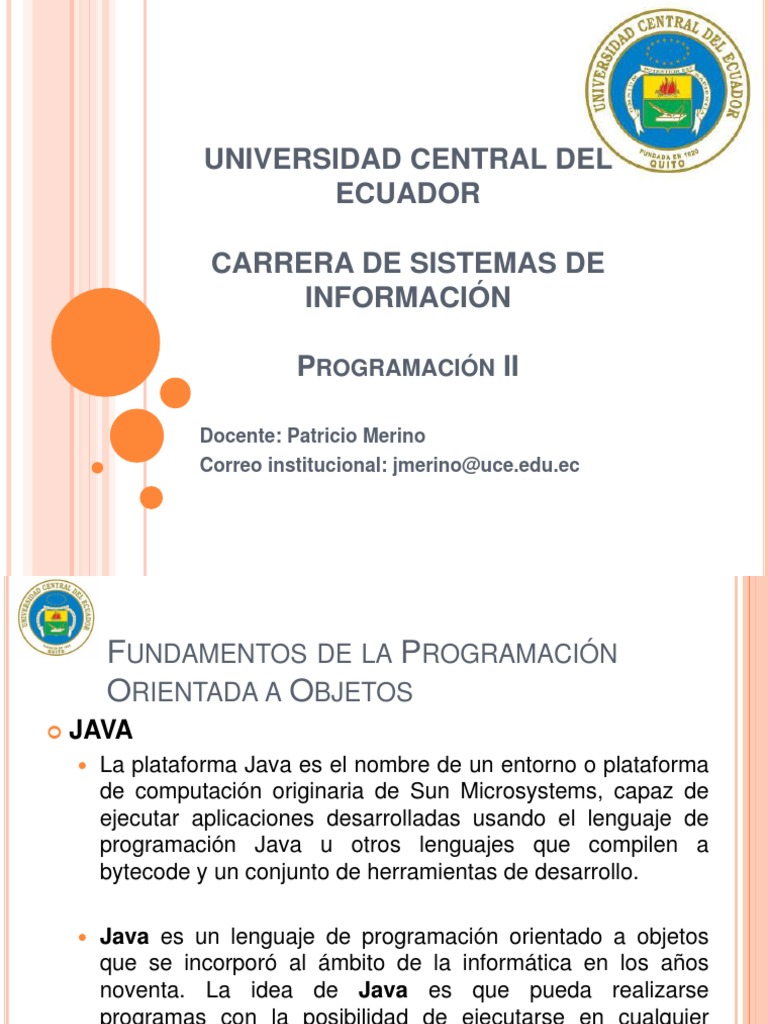 MateriaProgramacionII Modulo3 | PDF | máquina virtual de Java | Java ...
