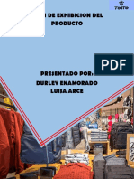 Plan de Exhibicion Del Producto