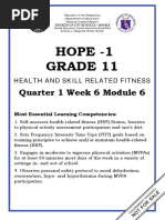 Hope - 1 Grade 11: Quarter 1 Week 6 Module 6